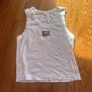 Daily Drills White Tank Top